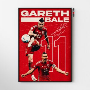 Gareth Bale Wales Poster