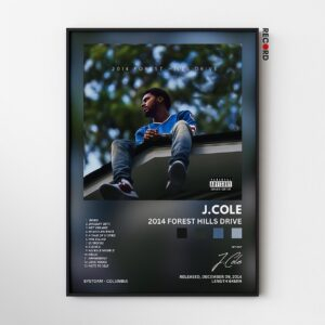J. Cole '2014 Forest Hills Drive' Album Poster