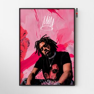 J. Cole 'King' Poster