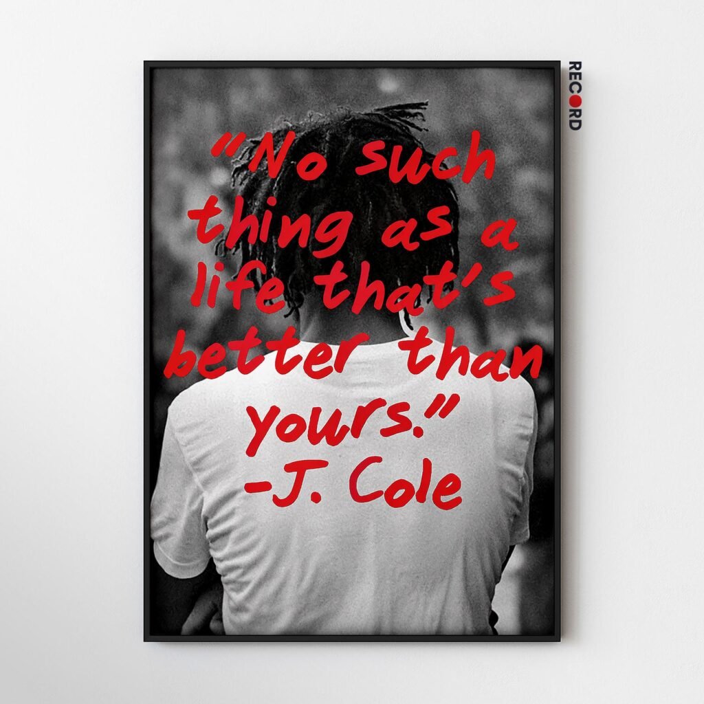 J. Cole 'Quote' Poster