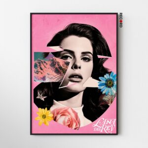 Lana Del Rey 'Floral' Poster