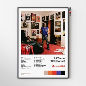Lil Tecca 'TEC Bonus' Album Poster