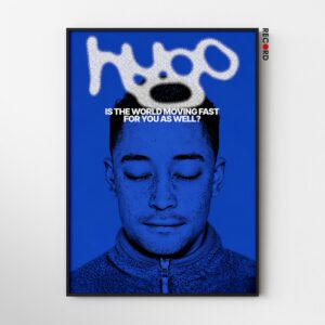 Loyle Carner 'Hugo Blue' Poster