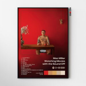 Mac Miller 'Watching Movies With The Sound Off' Album Poster