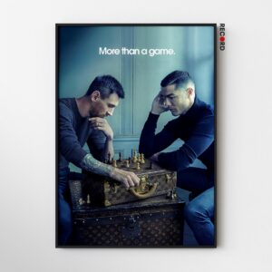 Messi and Ronaldo More Than a Game Poster