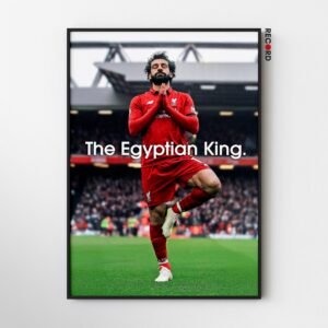 Mo Salah The Egyptian King Poster