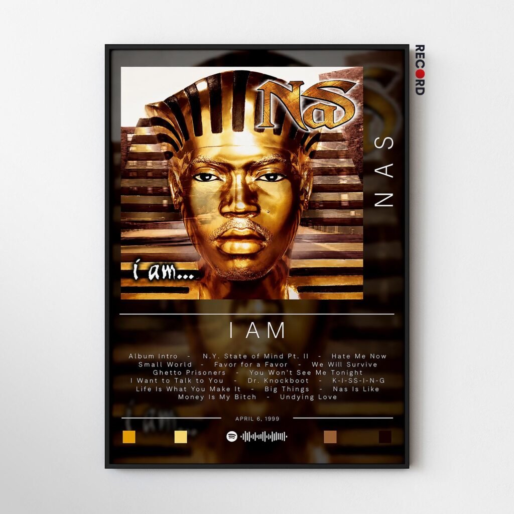 NAS 'I Am' Tracklist Poster