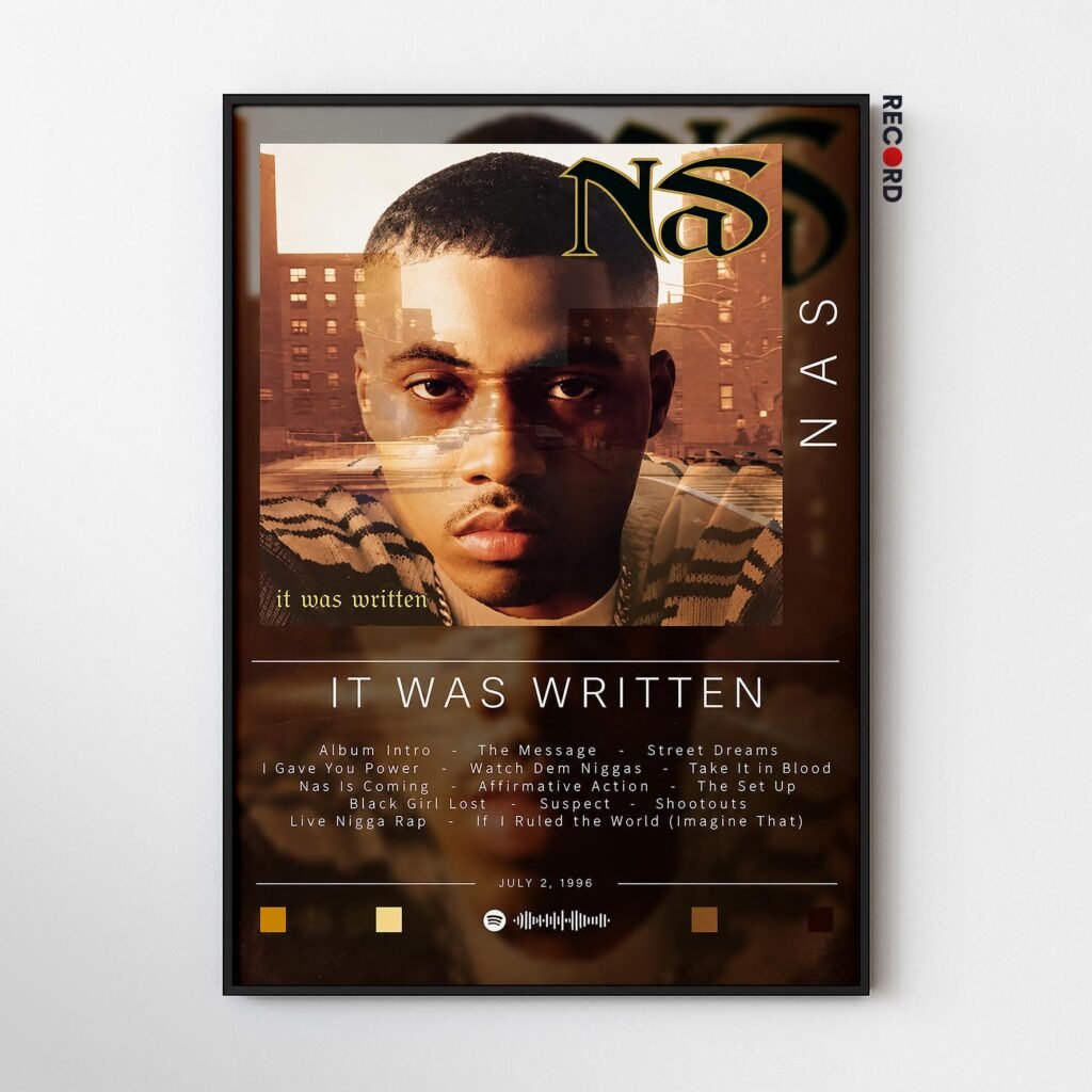 NAS 'It Was Written' Tracklist Poster