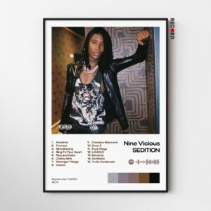 Nine Vicious 'SEDITION' Album Poster
