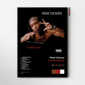 Nine Vicious 'Tumblr Music' Album Poster