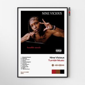 Nine Vicious 'Tumblr Music' Album Poster