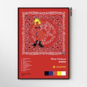 Nine Vicious 'b4em' Album Poster