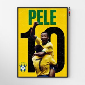 Pele Brazil Poster