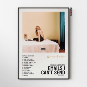 Sabrina Carpenter 'Emails I Can't Send' Album Poster