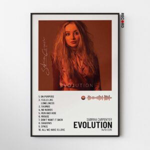Sabrina Carpenter 'Evolution' Album Poster