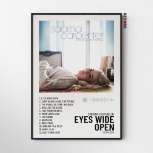 Sabrina Carpenter 'Eyes Wide Open' Album Poster