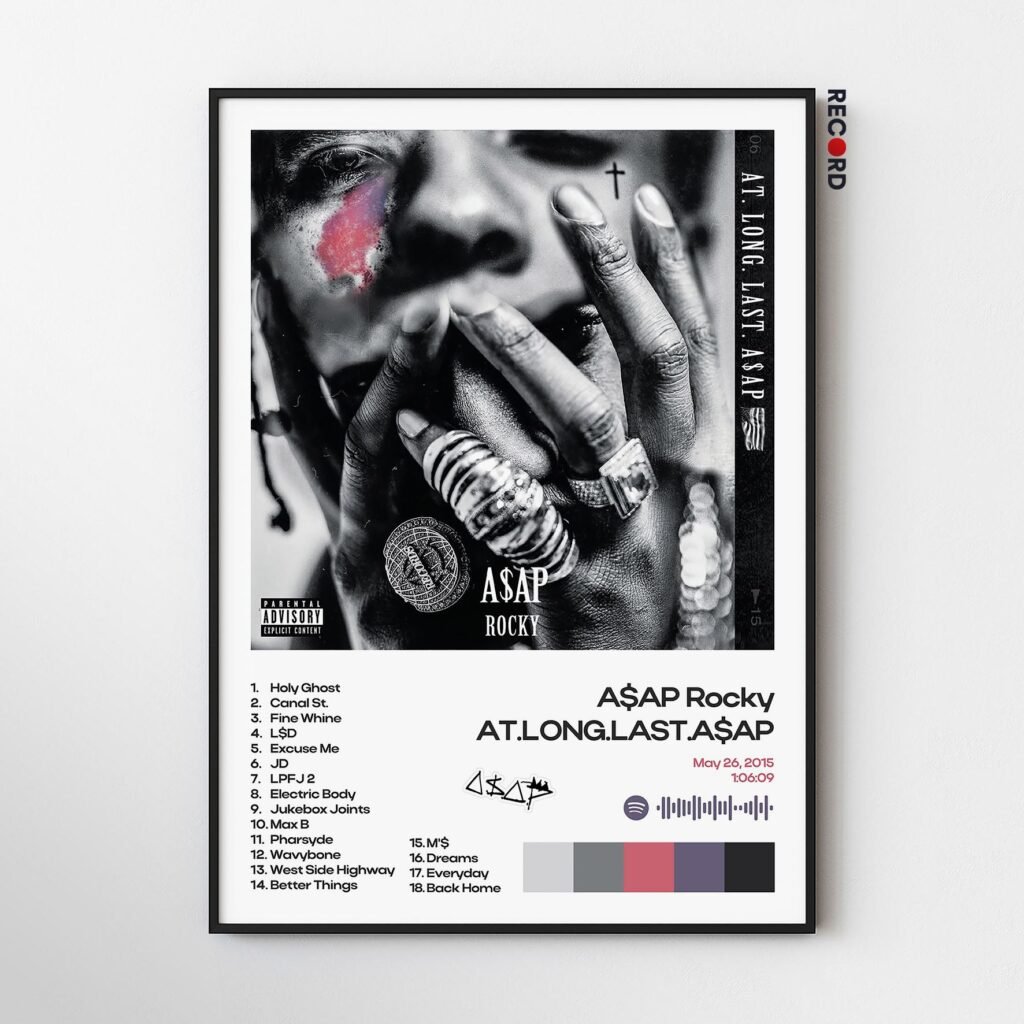 ASAP Rocky AT. LONG. LAST. ASAP. album poster
