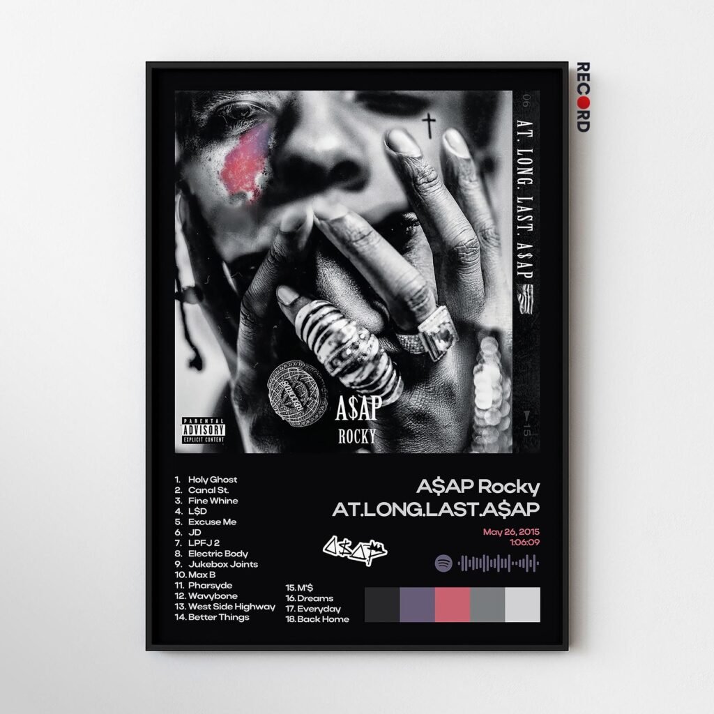 ASAP Rocky 'AT. LONG. LAST. ASAP.' Album Poster