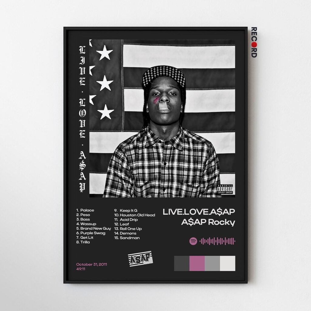 ASAP Rocky 'LIVE. LOVE. ASAP.' Album Poster