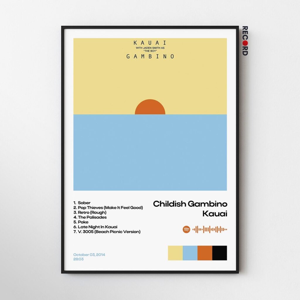 Childish Gambino 'Kauai' Album Poster