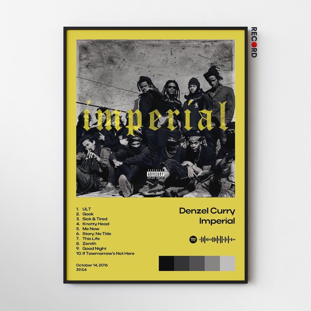 Denzel Curry 'Imperial' Album Poster