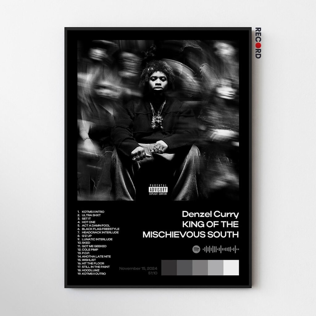 Denzel Curry 'King Of The Mischievous South' Album Poster