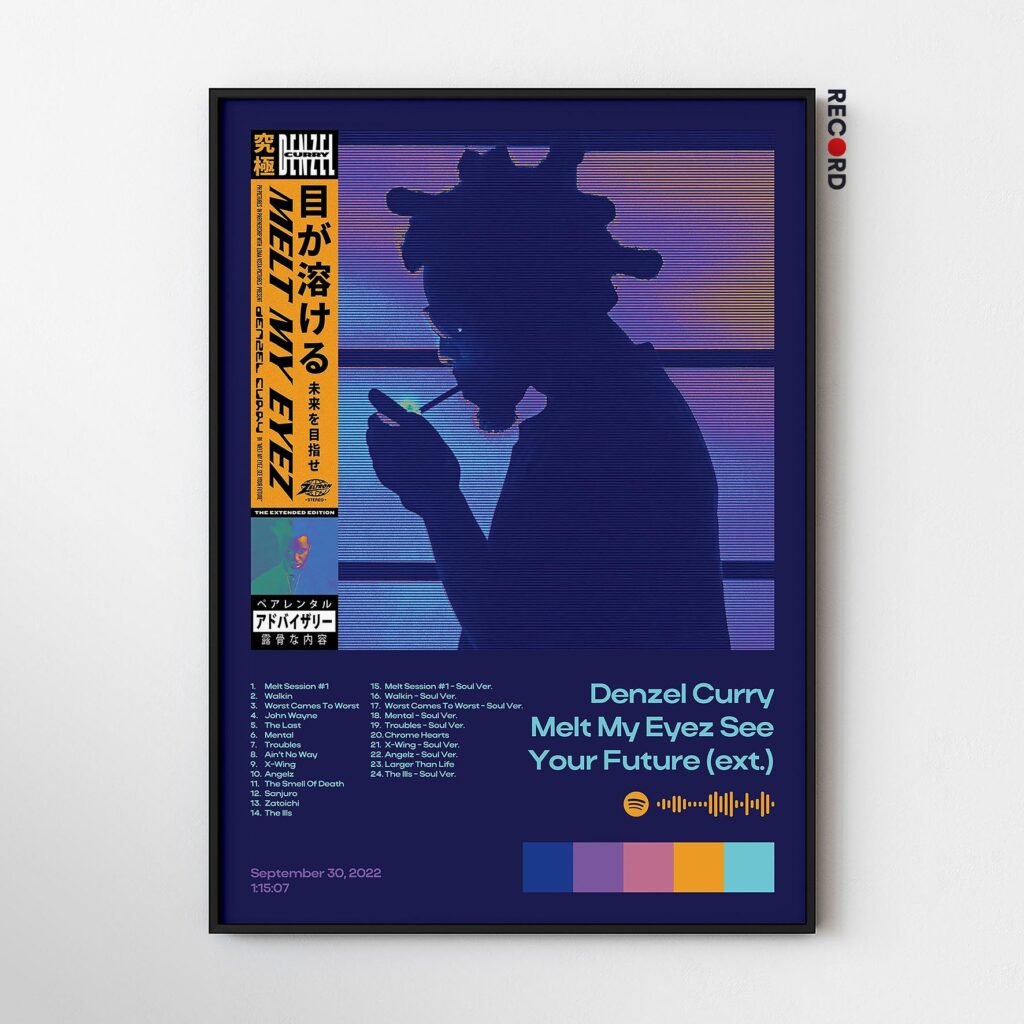 Denzel Curry 'Melt My Eyez See Your Future (Extended Edition)' Album Poster