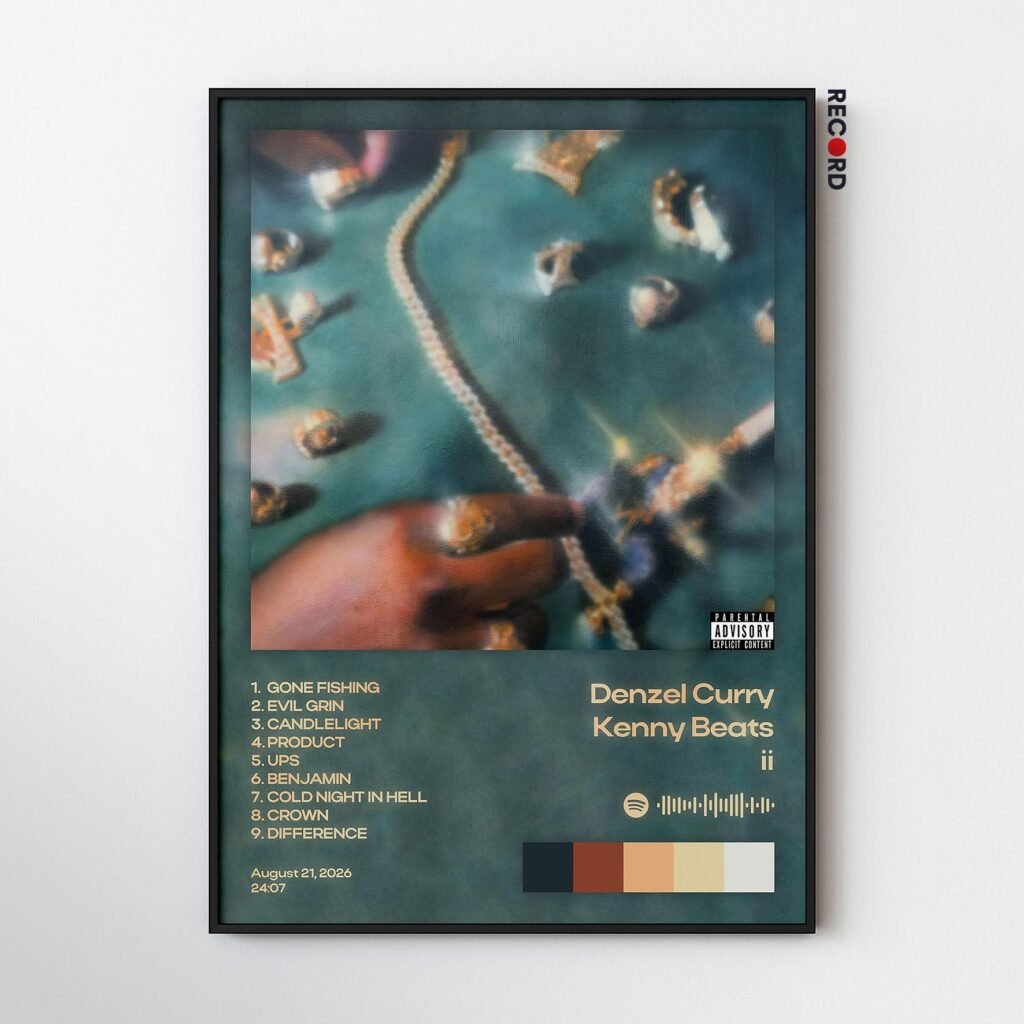 Denzel Curry and Kenny Beats 'II' Album Poster