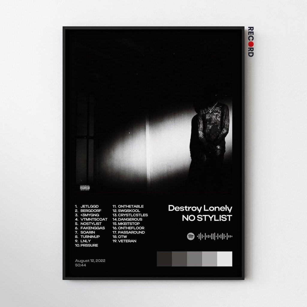 Destroy Lonely 'No Stylist' Album Poster
