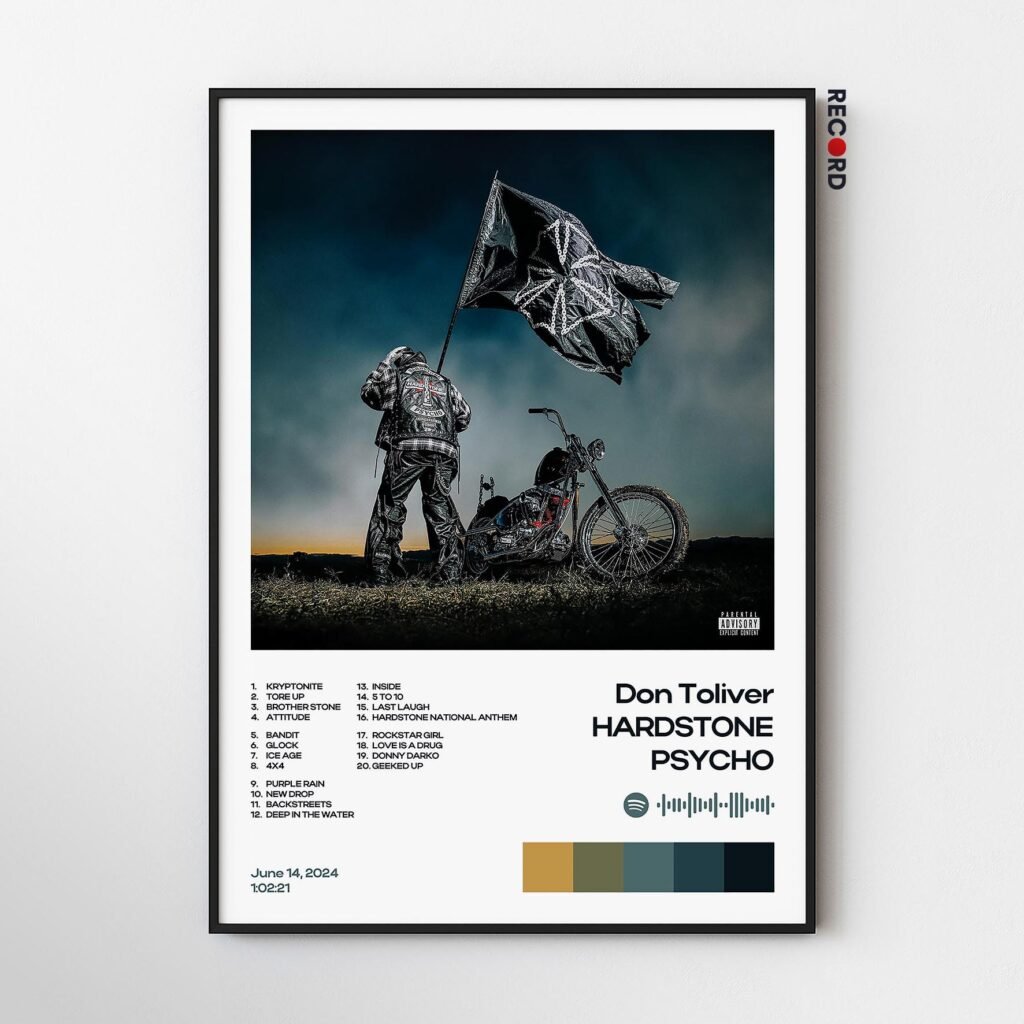 Don Toliver 'HARDSTONE PSYCHO' Album Poster