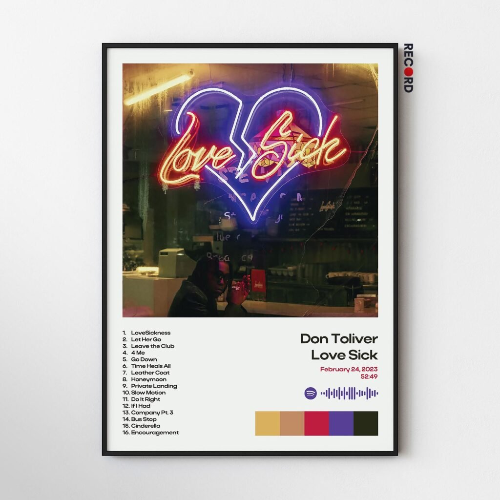 Don Toliver 'Love Sick' Album Poster