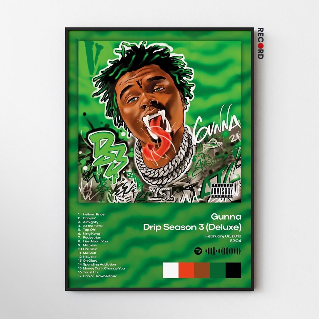 Gunna 'Drip Season 3 (Deluxe)' Album Poster