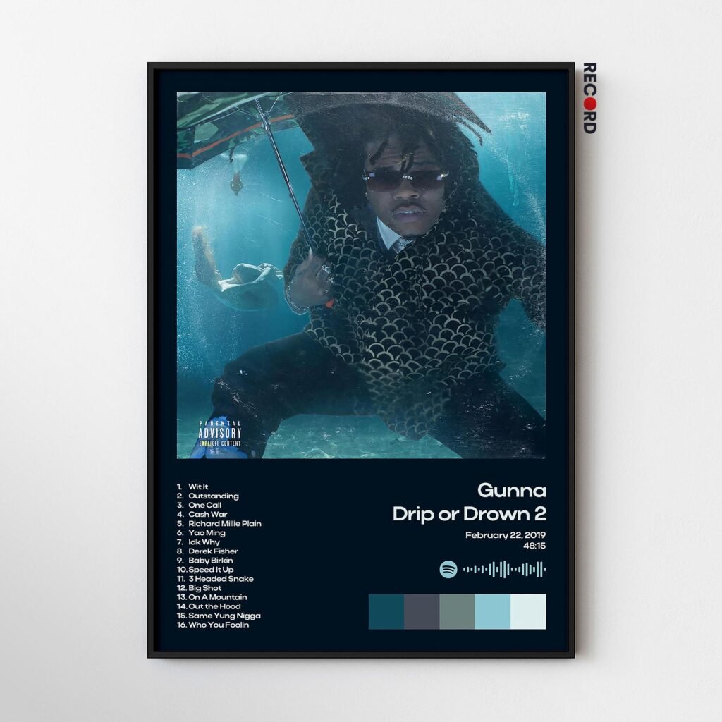 Gunna 'Drip or Drown 2' Album Poster
