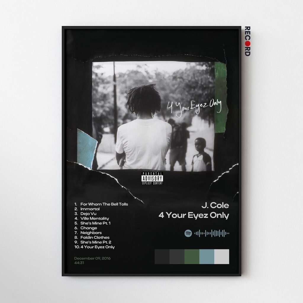 J. Cole '4 Your Eyez Only' Album Poster