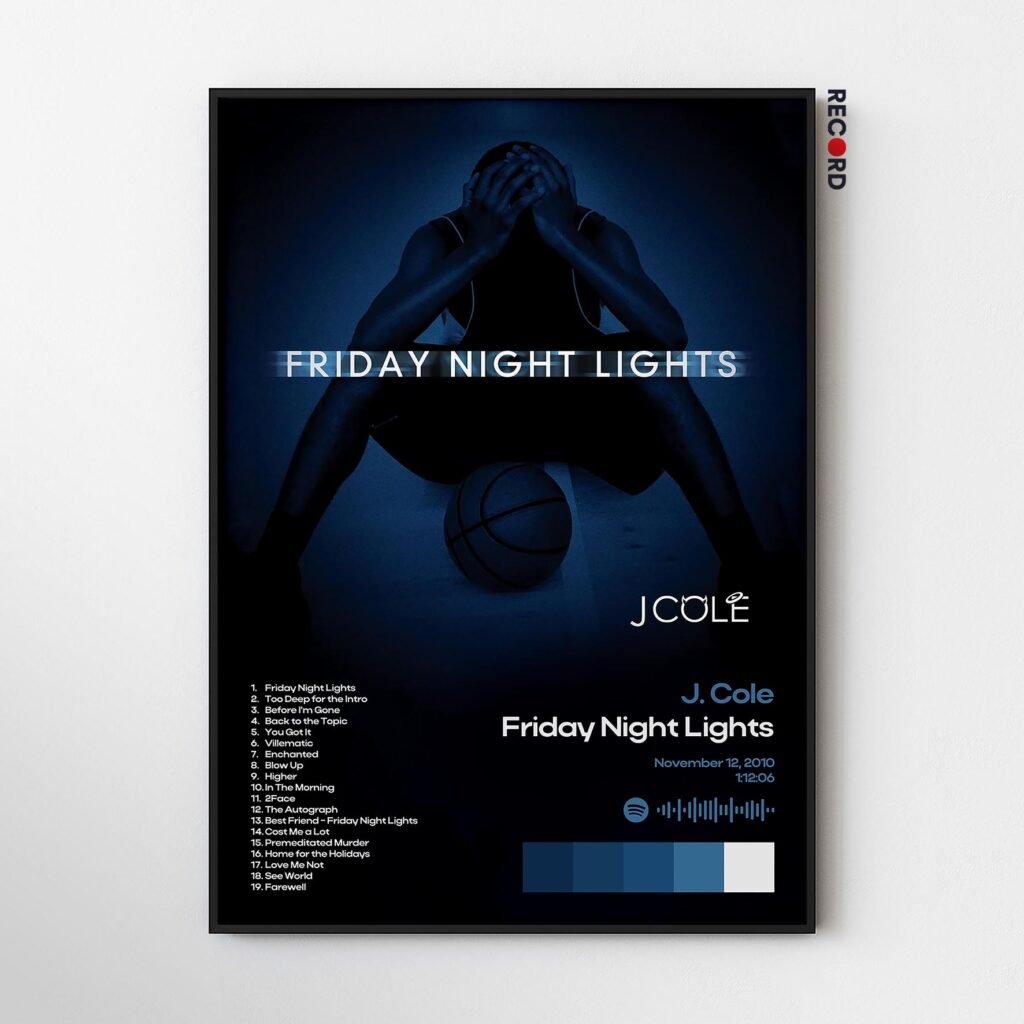 J. Cole 'Friday Night Lights' Album Poster