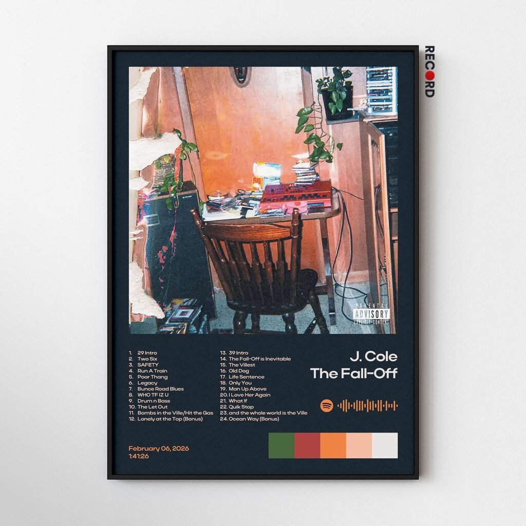 J. Cole 'The Fall-Off' Album Poster