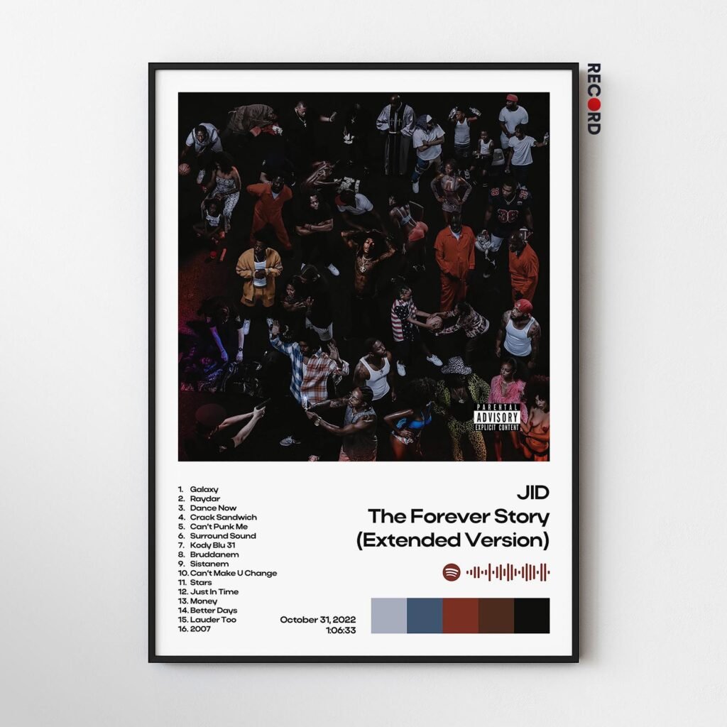 JID 'The Forever Story (Extended Version)' Album Poster 2