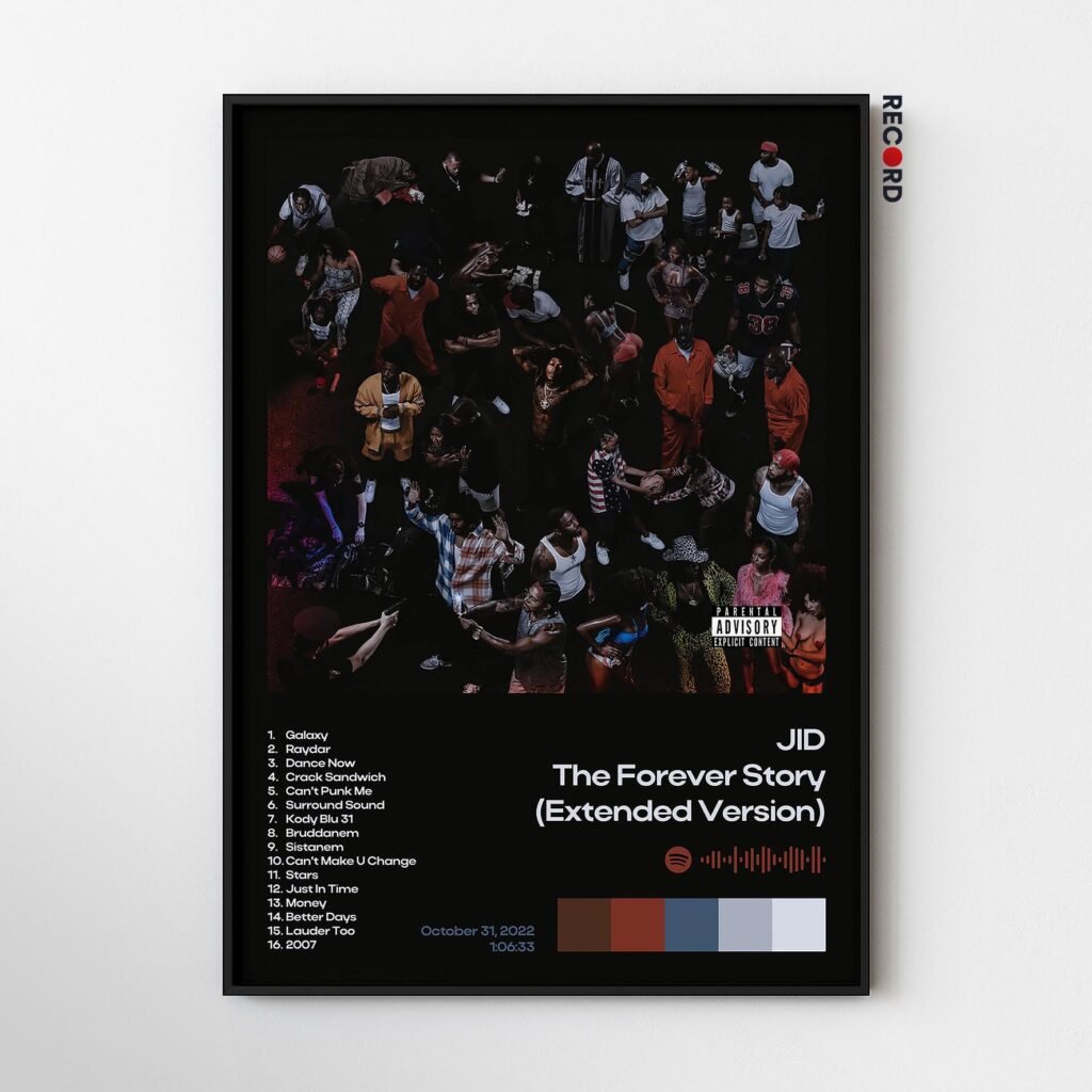JID 'The Forever Story (Extended Version)' Album Poster