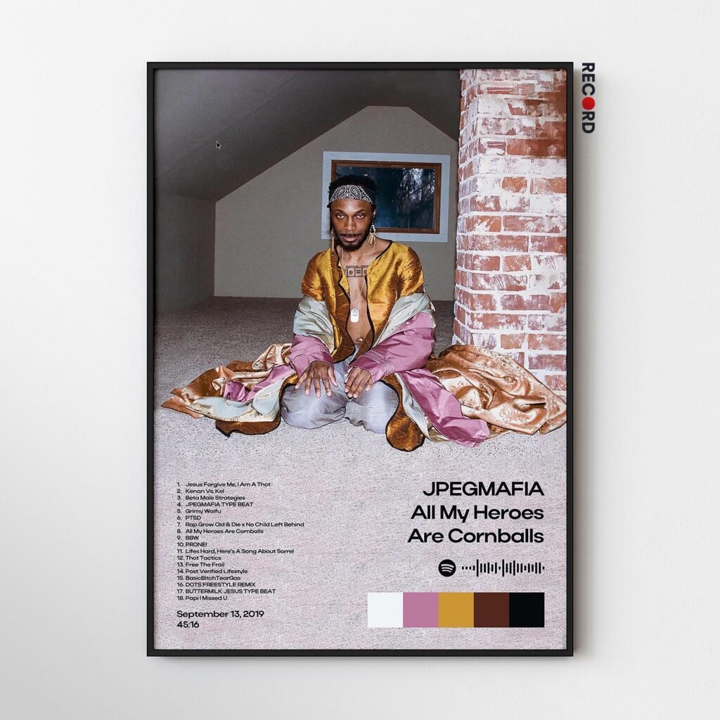 JPEGMAFIA 'All My Heroes Are Cornballs' Album Poster