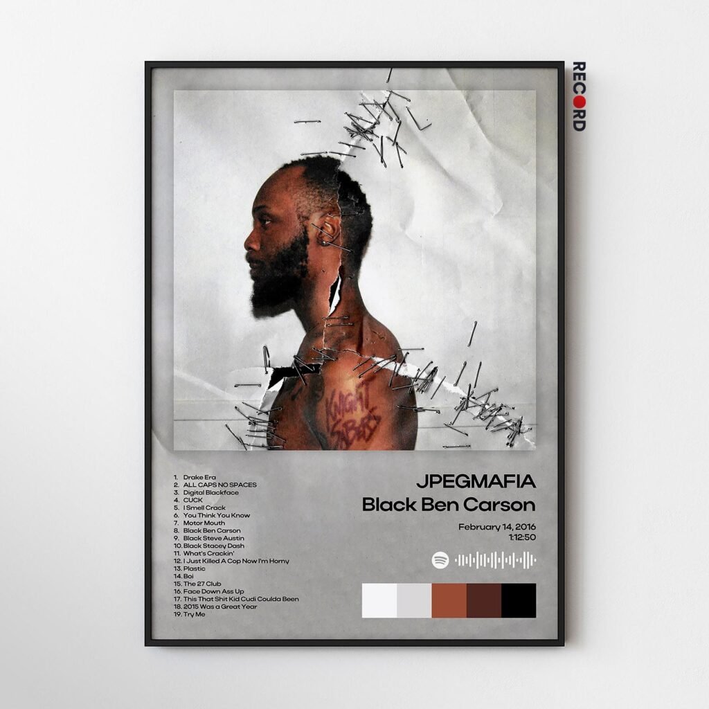 JPEGMAFIA 'Black Ben Carson' Album Poster