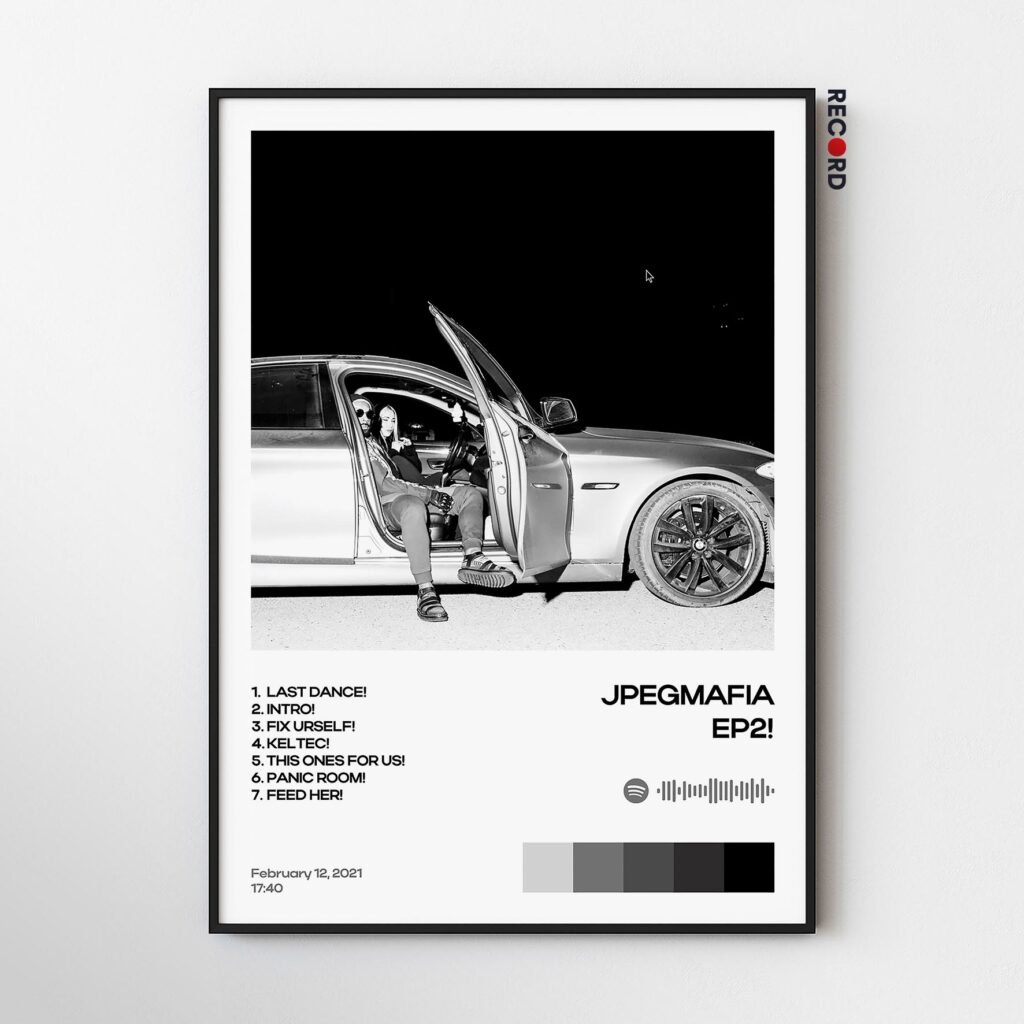 JPEGMAFIA 'EP2!' Album Poster