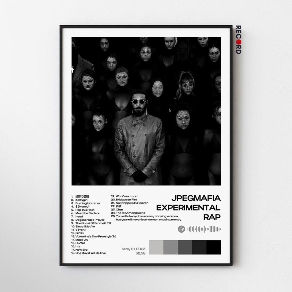 JPEGMAFIA 'EXPERIMENTAL RAP' Album Poster