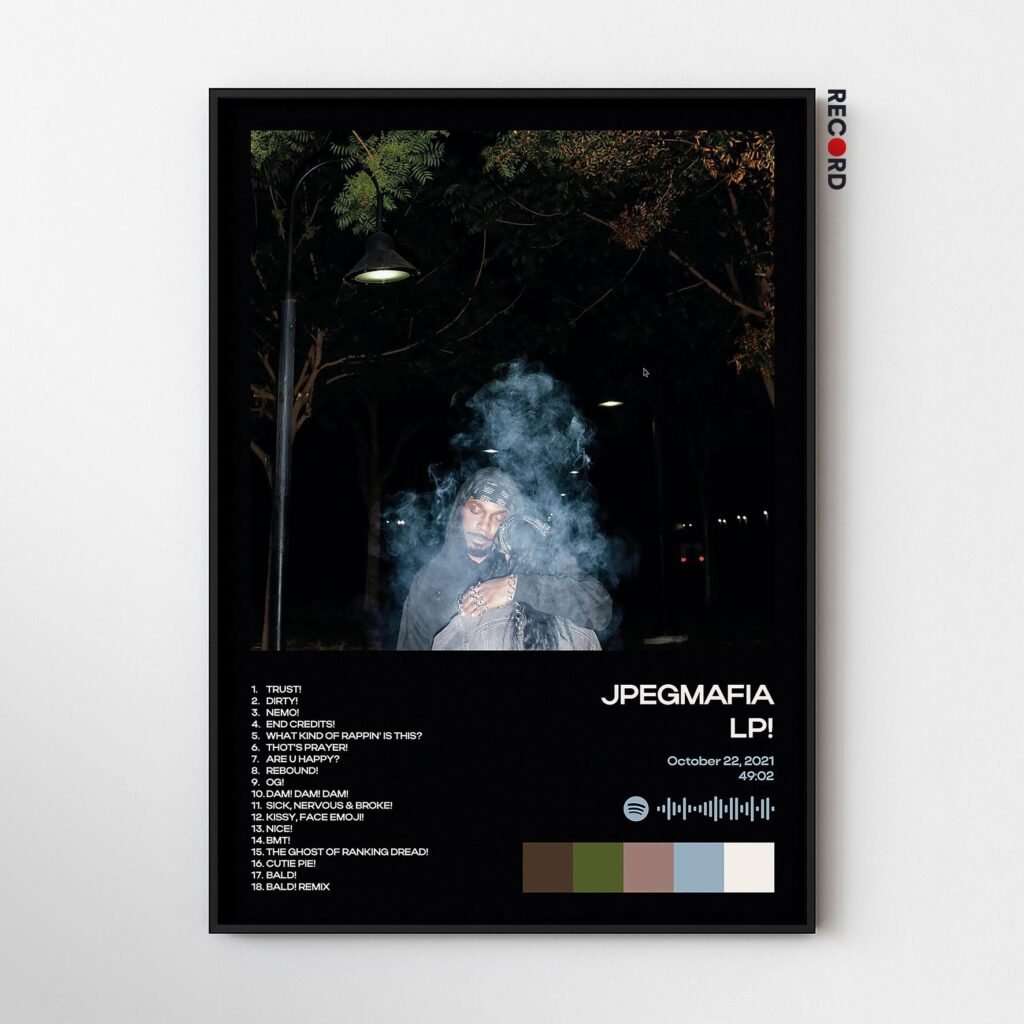 JPEGMAFIA 'LP!' Album Poster