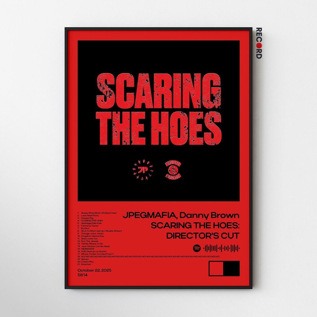 JPEGMAFIA and Danny Brown 'SCARING THE HOES: DIRECTOR'S CUT' Album Poster