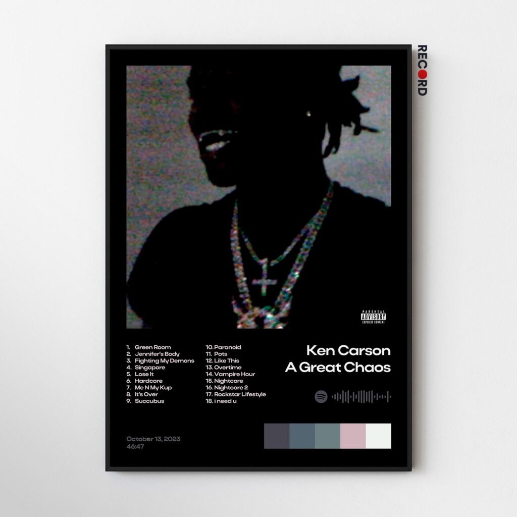 Ken Carson 'A Great Chaos' Album Poster