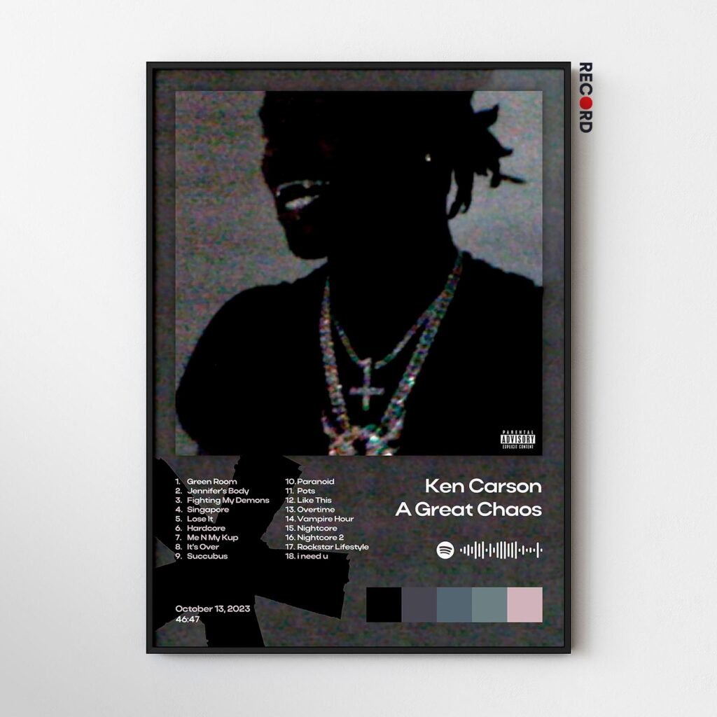Ken Carson 'A Great Chaos' Album Poster