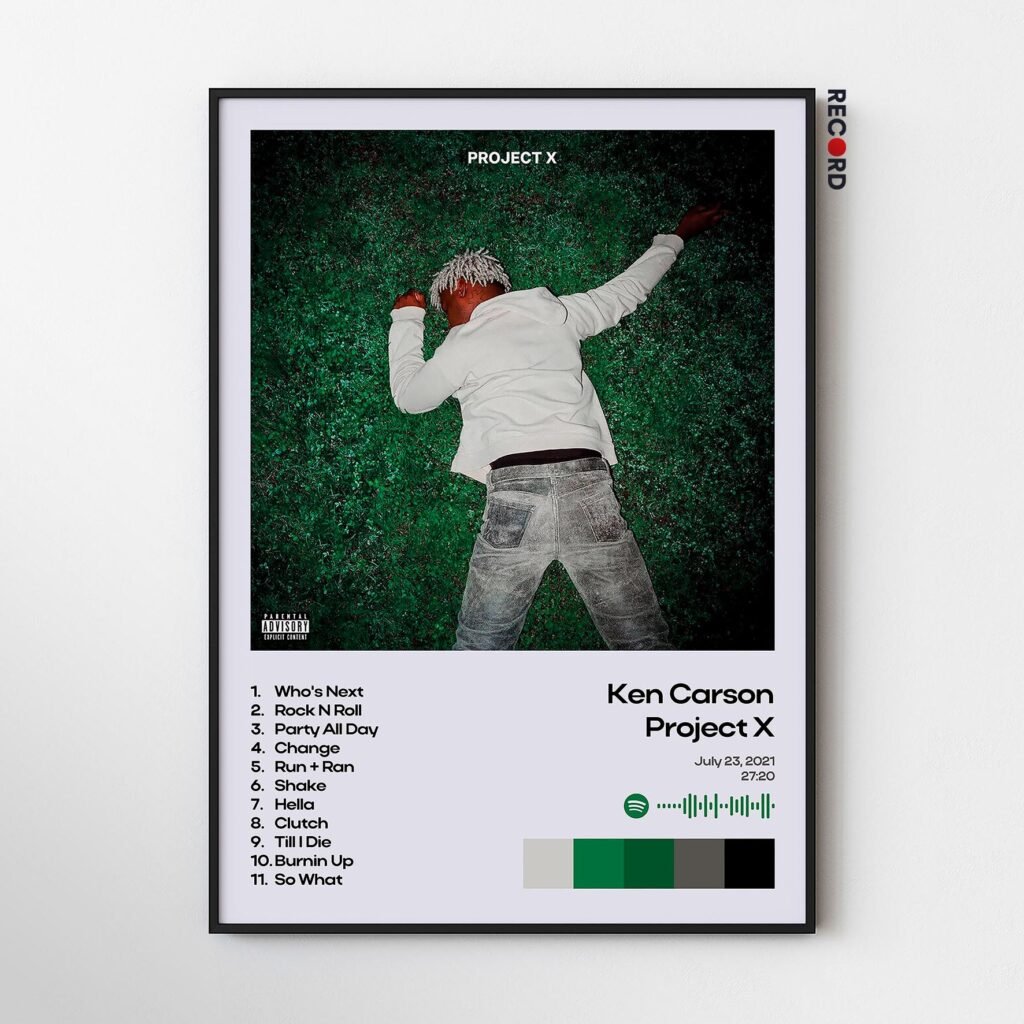 Ken Carson 'Project X' Album Poster