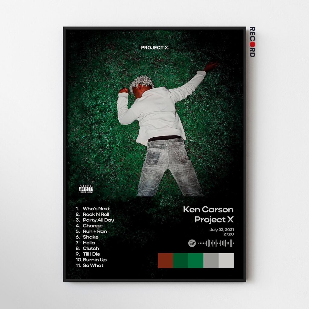 Ken Carson 'Project X' Album Poster