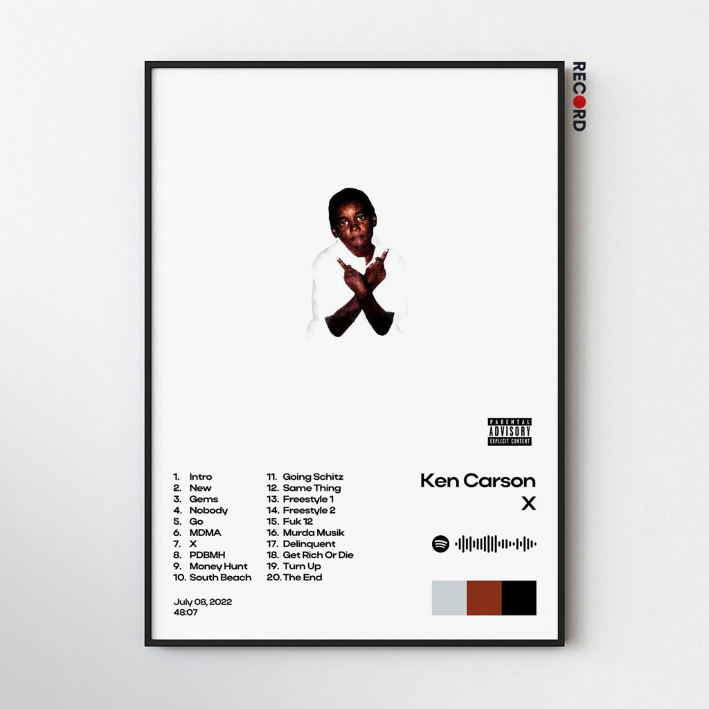 Ken Carson 'X' Album Poster
