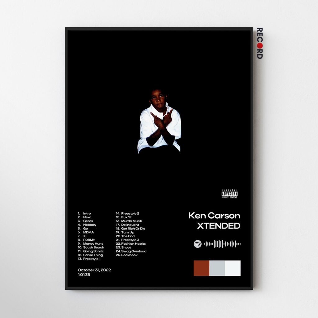 Ken Carson 'XTENDED' Album Poster